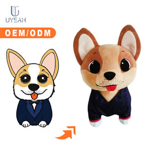 UYEAH CPC ASTM BSCI Peluche de Perro Personalizado Kawaii de 15cm 20cm 25cm, Juguete de Peluche para Niños, Dibujos Animados, <span class=keywords><strong>Anime</strong></span>, Promoción, Peluches, Juguete de Perro - Product Image 4