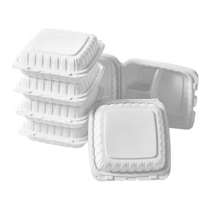 Sinh Thái Thân Thiện Với Microwavable Mfpp Để Đi Nhà Hàng Hộp Ăn Trưa Thực hiện Có Thể Tái Chế Đi Vỏ Sò Bản Lề Nắp Thực Phẩm <span class=keywords><strong>Container</strong></span> - Product Image 1