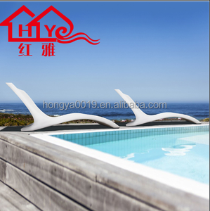 Moderne Outdoor-Fiberglas-Sonnenliege für Schwimmbad, Hotel oder Park - Wasserbeständiger Stuhl - Product Image 2