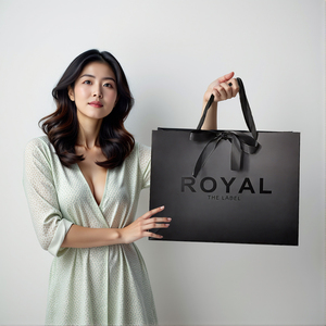 Kraft Paper Shopping <strong>Bags</strong> Neutral Packing for Clothing Shoes Watch Jewelry for Gentleman Ladies with High Quality and Good Price - Product Image 1