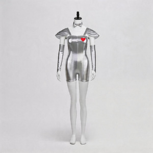 Costume de cosplay argenté pour femme Tin Man, ensemble pour Halloween, carnaval, jeu, anime, jeu de rôle, collection Printemps 2026 - Product Image 3
