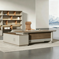 Ensemble de chaises de bureau Boss, bureau de direction moderne, bureau de superviseur, mobilier de bureau de luxe léger