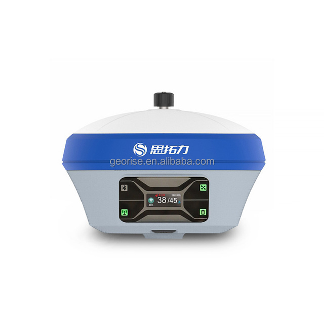 Professional GNSS RTK Base Station with 8km Radio Transmission 12 Hour Operation Magnesium Alloy Casing for Land Mapping