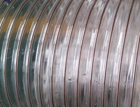 Tuyau de vide en polyuréthane transparent résistant à la corrosion et aux hautes températures en fil d'acier plaqué cuivre Offre Spéciale en usine