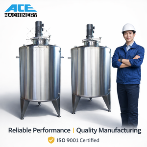 Olla Industrial Basculante de Acero Inoxidable de 100-500L con Calentamiento Eléctrico de Doble Camisa y Agitador para Alimentos - Product Image 5