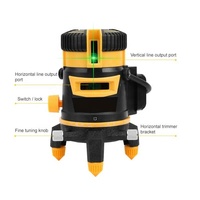 Offres Spéciales personnalisé 360 degrés niveau automatique 2/3/5 niveaux Laser vert professionnel industriel bricolage matériel en aluminium de qualité 50m