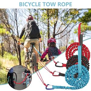 Câble de remorquage pour enfants, cordon élastique pour vélo d'<span class=keywords><strong>enfant</strong></span>, compatible avec tous les VTT, crochets pour usage intensif, voiture, urgence, tout-terrain - Product Image 2