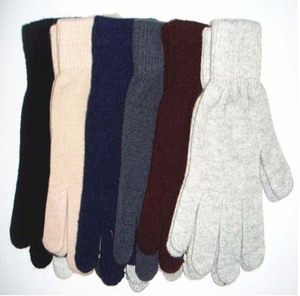 Gants en laine acrylique épais pour femmes et hommes, pour écran tactile et longueur poignet, pour la plage, l'hiver, la chaleur - Product Image 2
