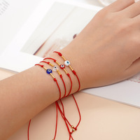 Bracelets Go2boho en perles Miyuki, style bohème, cordon rouge fait main, design de chaîne, bijoux délicats en perles de verre pour femmes et hommes, nouveau cadeau