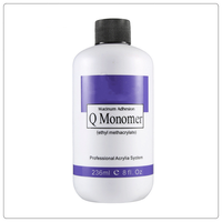 Poudre à ongles acrylique violette de diverses spécifications avec monomère ema liquide nail art acétone dissolvant de vernis à ongles liquide