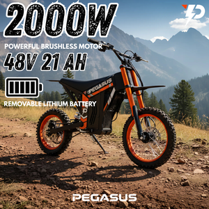 มอเตอร์ไซค์วิบากแบบไร้แปรงถ่าน 2000W 3 สปีด 48V มินิสปอร์ตไบค์สำหรับผู้ใหญ่ 48V 2000W มอเตอร์ไซค์วิบากสำหรับผู้ใหญ่ - Product Image 4