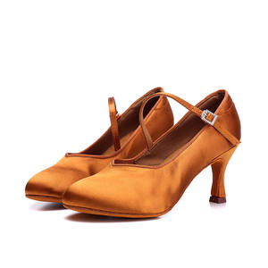 Zapatos de baile para mujer Tacones de baile con correa para salón Salsa Tango <span class=keywords><strong>Flamenco</strong></span> Latino - Product Image 4