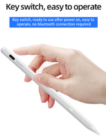 Meilleure vente ID723B stylet élégant actif stylet universel d'affichage de puissance rejet de la paume IOS/Windows/Android Compatible tablette métal