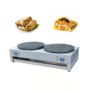 Machine de cuisson de crêpe rotative commerciale Machines de crêpière professionnelle largement utiliser 40cm prix de l'équipement de fabrication de crêpes - Product Image 2