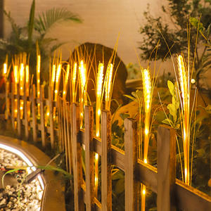 New Design Waterproof Decoration Modern Pathway Outdoor <b>Solar</b> <b>Garden</b> <b>Lights</b> Wheat LED Landscape Lawn Lamp - Product Image 3