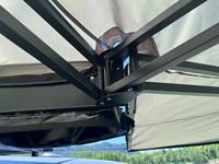 Nouveau choix 1.7m abri solaire extérieur de petite taille auvent sur pied à 270 degrés avec poteau en aluminium étanche pour le camping