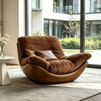 Fauteuil inclinable individuel de luxe pour balcon, chaise d'appoint pour salon