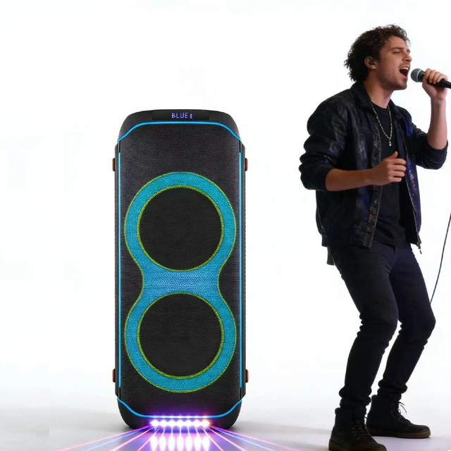 Factory Price New Arrival Dual 12'' 150W Party Speakers Music Speakers Portable Active Bass Wireless Speaker With Flash Light