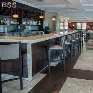 Restaurante Bar Mostrador Gabinete Moderno Laminado Mármol <span class=keywords><strong>Comercial</strong></span> Club Café Bar Gabinete - Product Image 6