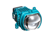 Nouveau projecteur bi-LED universel 12V DC à haute puissance 72W, ultra-plat, à coupure de lumière, boîtier vert, lentille de projection 2600LM RUICHIDA UK Road