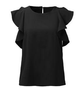 新しい半袖レディーストップス、夏用Tシャツ、シンプルでおしゃれなブラウス - Product Image 5