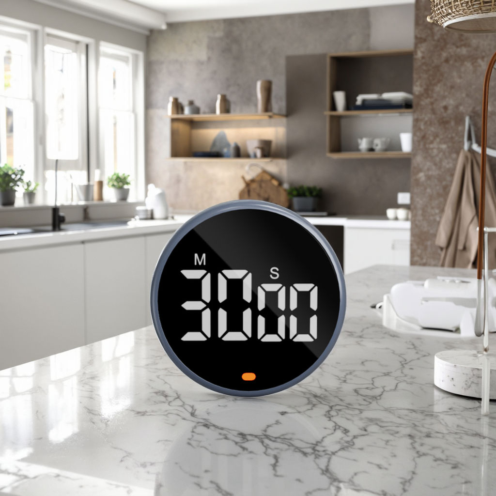 High Quality Digital Kitchen Timer Manyetik Countdown Timer with Large LED Display for Home Fitness Class