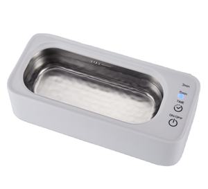 Nettoyeur à ultrasons haute fréquence nettoyage rapide ménage nettoyeur à ultrasons Mini Machine de nettoyage à ultrasons <span class=keywords><strong>bijoux</strong></span> lunettes nettoyant - Product Image 1