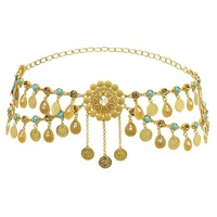 Collier en épingle à cheveux de style punk en métal cerceau à cheveux avec accessoires de performance à motif d'ongle pour bijoux de vêtements de danse du ventre