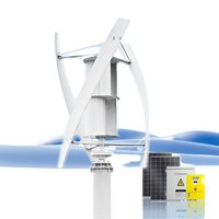 Generador Eólico Vertical de Levitación Magnética de Alta Eficiencia Fuera de la Red de 2KW, 220V, Diámetro del Rotor de 2.2M