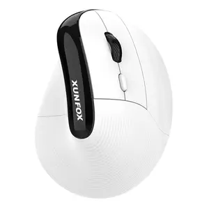 2024 nuevo ratón inalámbrico Bluetooth ergonómico de carga Vertical de modo Dual ratón de ordenador de oficina silencioso de negocios