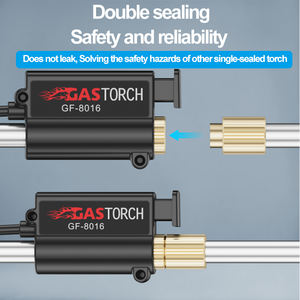 GF-8016 zhentanzhe mạnh mẽ hai phần vườn BBQ sân Propane làm cỏ Burner đánh lửa butan Torch nhẹ hơn dài - Product Image 2