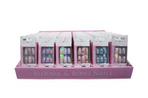 Pretty Woman Factory OEM ODM Ensemble de présentoirs pour faux ongles à presser, Collection Blooms And Bows, Embouts d'ongles artificiels, Marque privée - Product Image 5