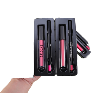 MLM Wholesale Mineral <b>Lipstick</b> Set <b>Custom</b> Logo Long Lasting Vegan Private Label Matte Liquid <b>Lipstick</b> with Lipliner - Product Image 1