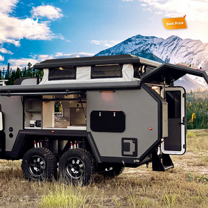 Remolque Camper 4x4 Black Rhino, Caravana de Aluminio con Suspensión Independiente, Capacidad para 4-6 Personas - Product Image 1