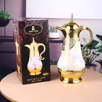 Termo de café árabe Cafetera 1000ml Frasco de café árabe Tetera aislada Tetera árabe Cafetera árabe Olla árabe 1000ml