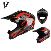 Casque intégral de moto tout-terrain ABS, nouveau modèle unisexe, pour VTT, motocross, sécurité, conduite sur route, fermeture rapide