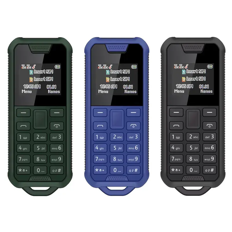 Teclado BM800 con botones para teléfono, Mini Pantalla de 1 pulgada, multifunción, SIM Dual, modo de espera Dual