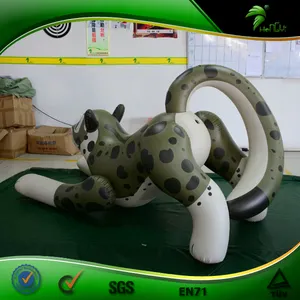 Inflatable Cartoon Leopard Balloon Animal Character Toys Inflatable Dolls for kids Ride-on Toy