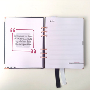 工場カスタム2024エネルギー経験パワージャーナルプランナー不規則なゴールドスタンプハードカバースパイラルノート - Product Image 5