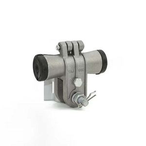 Pince de <span class=keywords><strong>suspension</strong></span> tangentielle ADSS pour câble à <span class=keywords><strong>fibres</strong></span> optiques, en acier galvanisé avec revêtement en caoutchouc, pour installation aérienne 4KN - Product Image 3