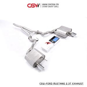 Sistema di Scarico con Valvola e Terminali in Fibra di Carbonio Forgiata per Ford Mustang <span class=keywords><strong>2</strong></span>.3T, Vendita Calda dal Produttore Cinese - Product Image 6
