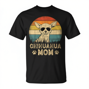 T-shirt vintage pour les amoureux des chiens Chihuahua, pour la fête des mères - Product Image 2