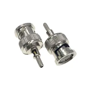 RF Connector 75ohm BNC Male Crimp Connector For RG179 BT2001
