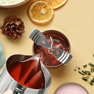 Kit de fabrication de <span class=keywords><strong>bougies</strong></span> DIY comprenant des flocons de cire de soja, un récipient pour faire fondre la cire, des mèches de bougie, des supports de centrage de mèches, des autocollants, pour la création de <span class=keywords><strong>bougies</strong></span> artisanales - Product Image 6