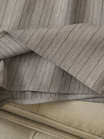 Nouvelles Culottes-Shorts Rayées Taille Haute pour Femme 2026 – Gris Élégant Anti-Exposition, Décontractées, Idéales pour le Bureau, Mini-Jupe-Short