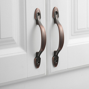 Poignées de meuble minimalistes en alliage de zinc, forme barre, montage en surface, installation facile pour armoire, tiroir, quincaillerie de meuble M01 M02 - Product Image 4