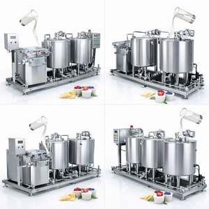 อุปกรณ์แปรรูปนมวัวขนาดเล็กแบบครบวงจร เครื่องพาสเจอร์ไรซ์ขนาดเล็ก สายการผลิตโยเกิร์ตนม ราคา - Product Image 6