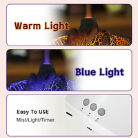 Cadeau Portable Creative Flamme Volcanique 300ml Humidificateur Mini Volcan Diffuseur