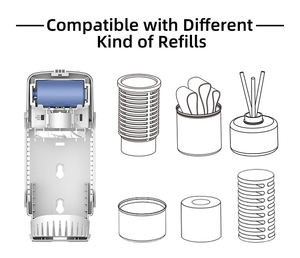 Wisekleen-Distributeur de désodorisant électrique, <span class=keywords><strong>prise</strong></span> murale, distributeur de parfum - Product Image 3