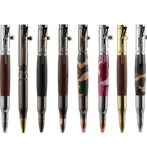 Offre Spéciale – Kits de Stylos Métalliques en Forme de Pistolet, Personnalisables avec LOGO Imprimé, Stylo Haut de Gamme en Laiton Massif à Mécanisme Bolt Action avec Boussole – Vente en Gros - Product Image 1